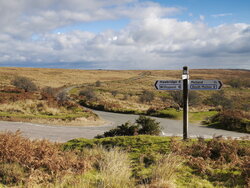 Ridgeway Cross Looking Over Molland Moor